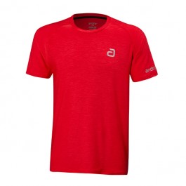 Andro T-Shirt Alpha Melange chili red
