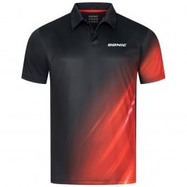 DONIC Shirt Flame noir/rouge