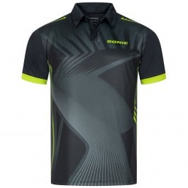 DONIC Shirt Manic noir/gris/citron vert