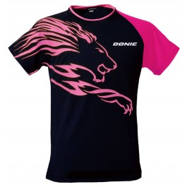 Donic T-shirt Lion Noir/pink