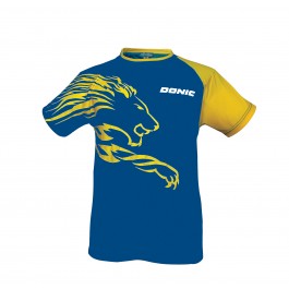 Donic T-shirt Lion Bleu/jaune