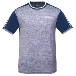 Donic T-shirt Melange-tee Bleu Melange/navy