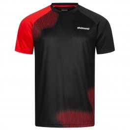 DONIC T-Shirt Peak black/red