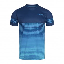 Donic T-Shirt Tropic navy/cyan Bleu