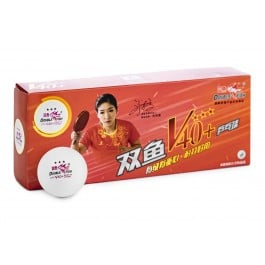 Double Fish V40+ 3*** ITTF 10 Balles