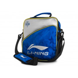 Li-Ning sac d'épaule ABDN164-2 bleu/argent