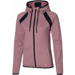 Mizuno Ladies Athletic Zip Hoody renaissance rose