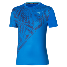 Mizuno T-shirt Mug Shadow Graphic Mugen Blue