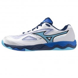 Mizuno Wave Medal 7 blanc/bleu