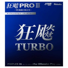 Nittaku Hurricane Pro 3 Turbo Bleu