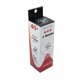 Balless Nittaku Sha 40+ 3*** Ittf 3pcs