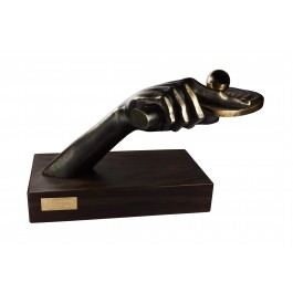 Trophy Sculpture Raquette Bronze