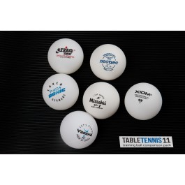 Tabletennis11 Pack comparatif balles d'entrainement 