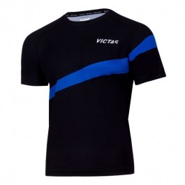 Victas V-T-Shirt 216 Noir/Bleu