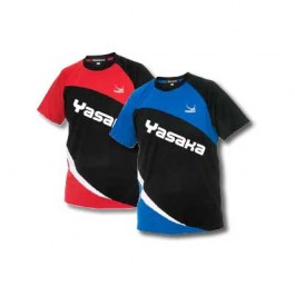Yasaka T-Shirt Oblick Promo bleu/noir