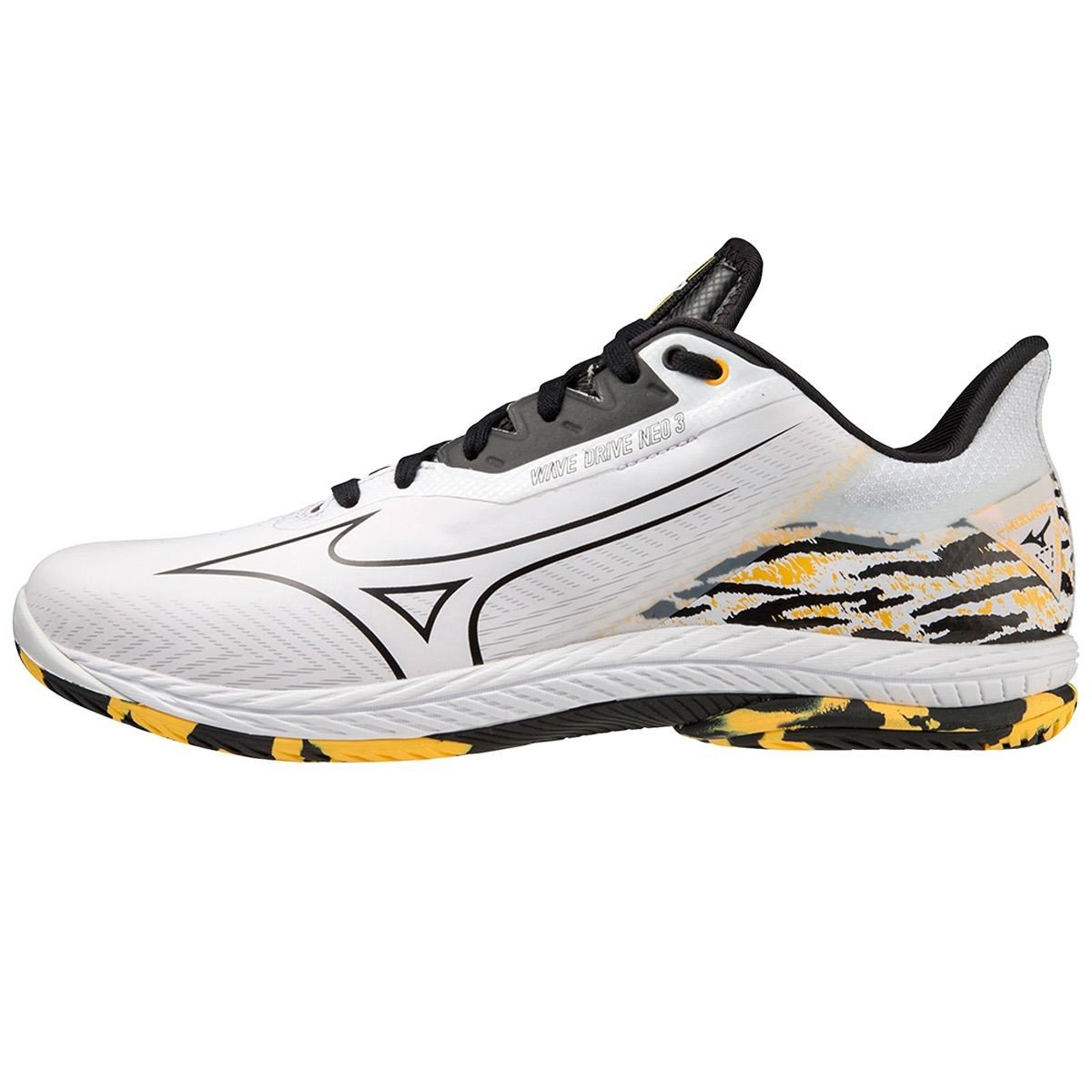 Mizuno Wave Drive Neo 3 blanc/noir/jaune
