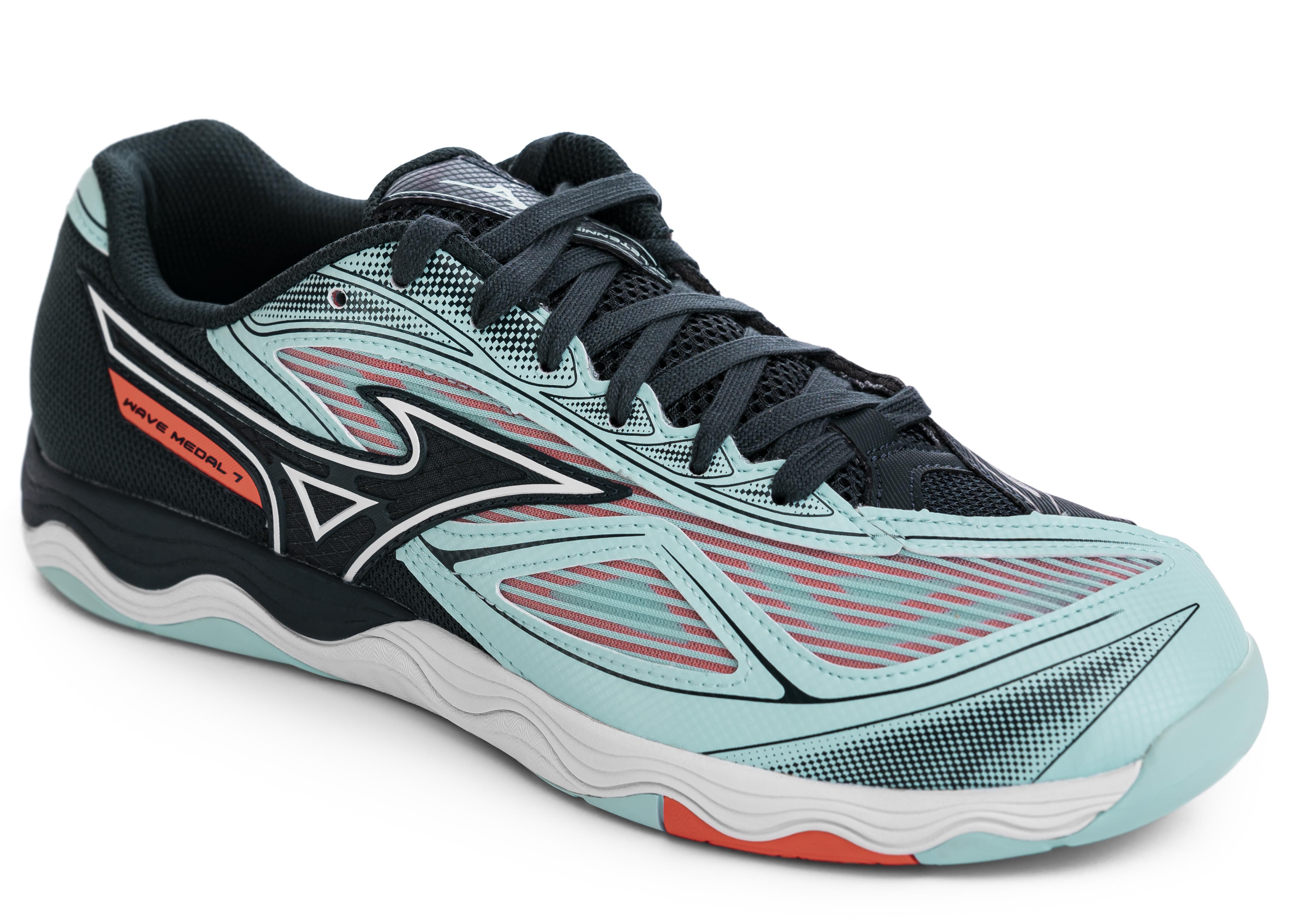 Mizuno Wave Medal 7 turquoise/black Tabletennis11.fr