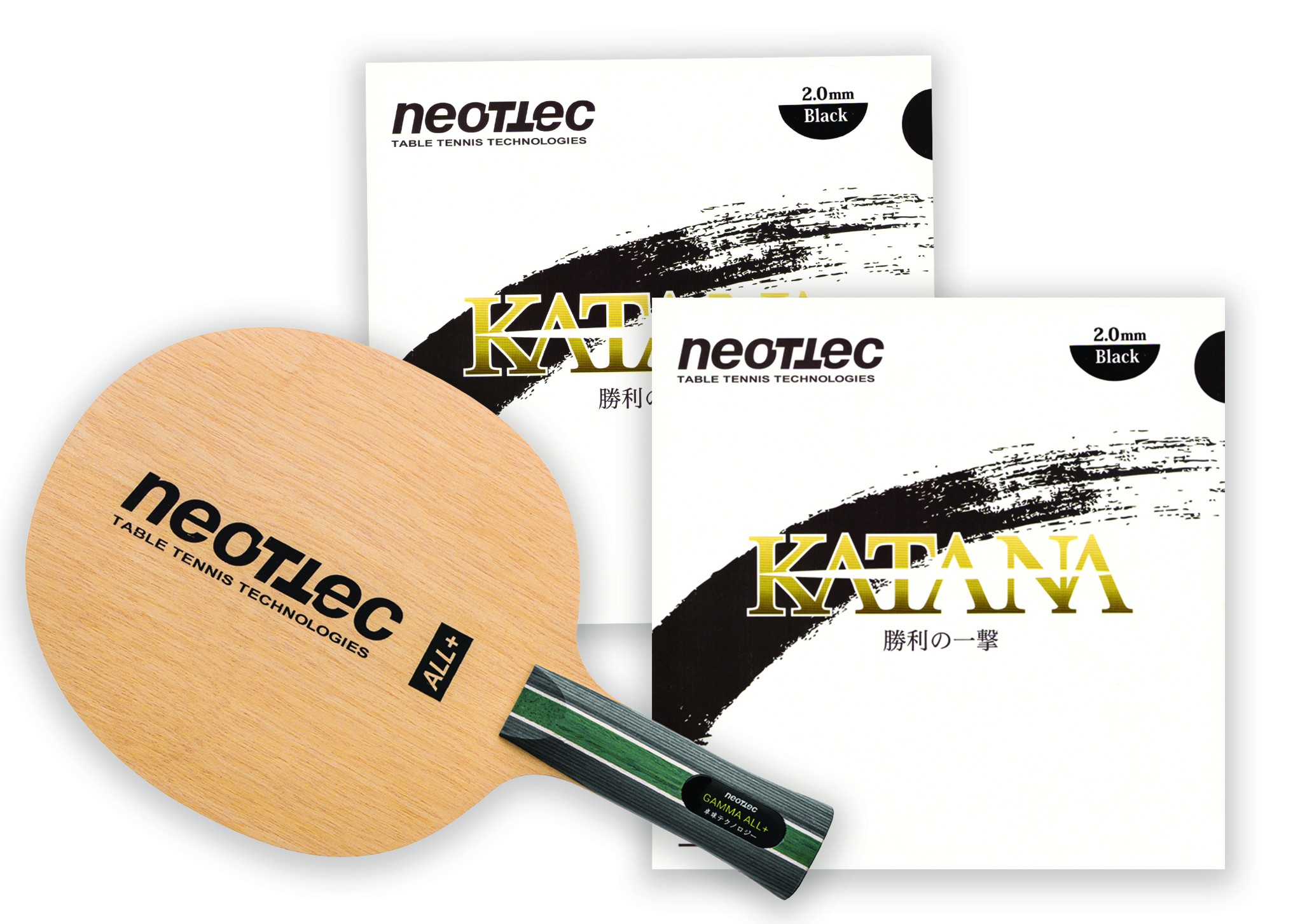 Neottec Raquette Gamma All+/Katana 2.0 Tabletennis11.fr