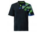 Voir Table Tennis Clothing Andro Shirt Benzon Cotton black/green
