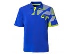 Voir Table Tennis Clothing Andro Shirt Benzon Cotton blue/yellow