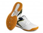 Voir Table Tennis Shoes Andro Chaussures Cross Step blanc/bleu