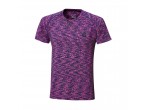 Voir Table Tennis Clothing Andro T-Shirt Melange Multicolor magenta/darkBleu