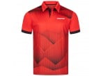 Voir Table Tennis Clothing DONIC Shirt Aviator rouge/noire