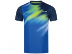 Voir Table Tennis Clothing Donic T-Shirt Furious navy/royalblue/lime