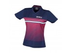 Voir Table Tennis Clothing Joola Chemisette Stripes Lady marine/rose