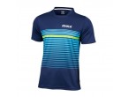 Voir Table Tennis Clothing Joola T-shirt Stripes marine/bleu