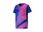 Voir Table Tennis Clothing Li-Ning Kid'sT-Shirt AAYU040-2C blue/pink