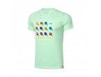 Voir Table Tennis Clothing Li-Ning T-Shirt AHSQ107-4 vert clair