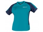 Voir Table Tennis Clothing Tibhar Shirt Mundo Lady petrol/navy