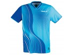 Voir Table Tennis Clothing Tibhar T-Shirt River L2 turqouise 