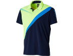 Voir Table Tennis Clothing Xiom Chemisette Jake marine/citron
