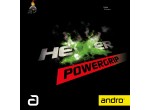Voir Table Tennis Rubbers Andro Hexer Powergrip