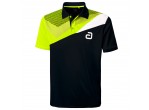 Voir Table Tennis Clothing Andro Shirt Lavor black/yellow