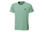 Voir Table Tennis Clothing Andro T-Shirt Melange Multicolor green/darkBleu