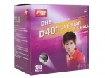 Voir Table Tennis Balls DHS D40+ 1* 120 Balles (seam)