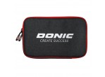 Voir Table Tennis Bags Donic Double Cover Duplex anthracite/red
