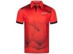 Voir Table Tennis Clothing DONIC Shirt Aviator rouge/noire