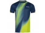 Donic T-Shirt Cream navy/lime