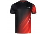 Voir Table Tennis Clothing Donic T-Shirt Drop noire/rouge