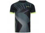 Voir Table Tennis Clothing DONIC T-Shirt Sector noir/gris/citron vert