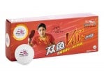 Voir Table Tennis Balls Double Fish V40+ 3*** ITTF 10 Balles