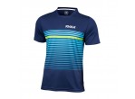Voir Table Tennis Clothing Joola T-shirt Stripes marine/bleu