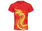 Voir Table Tennis Clothing Li-Ning Kids' T-Shirt AAYR366-1C red