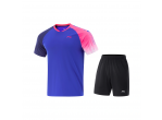 Li-Ning Set Shirt + Shorts AATV069-3 bright blue 
