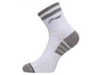 Voir Table Tennis Clothing Li-Ning Socks AWLP053-1 white/grey 24-26cm