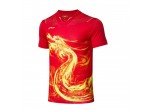 Voir Table Tennis Clothing Li-Ning T-Shirt AAYR361-1C red